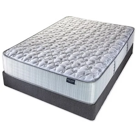 Queen 13" Extra Firm Encased Coil Mattress and 9" Wood Foundation